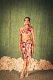 Printed Brown Mid-Rise Sarong