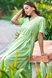 Casual Tie-Up Summer Dress With Lining