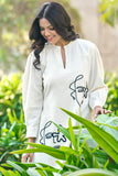 Off-White Casual Resort Wear Dress