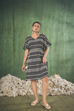 Zigzag Kaftan Beach Dress