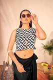 Black Solid Pattern Sarong