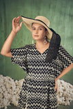 Zigzag Kaftan Beach Dress