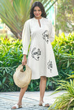 Off-White Casual Resort Wear Dress